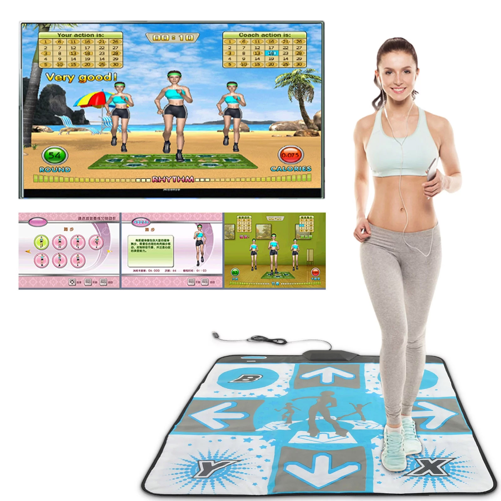 Party Games Nintendo - Alfombrilla de baile antideslizante para fiesta,