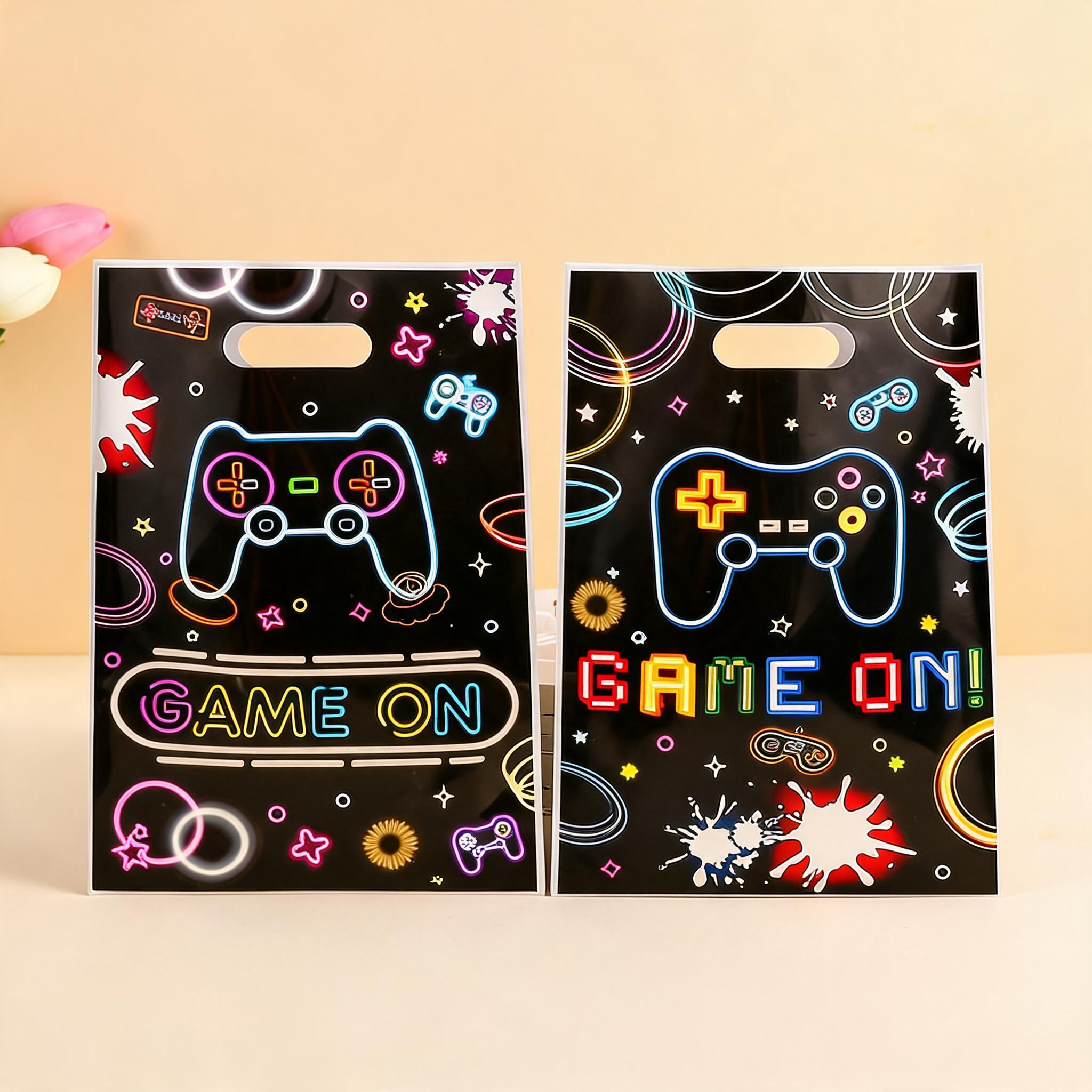 Party Games Gender Reveal - 30 Bolsas de Regalo Negras con