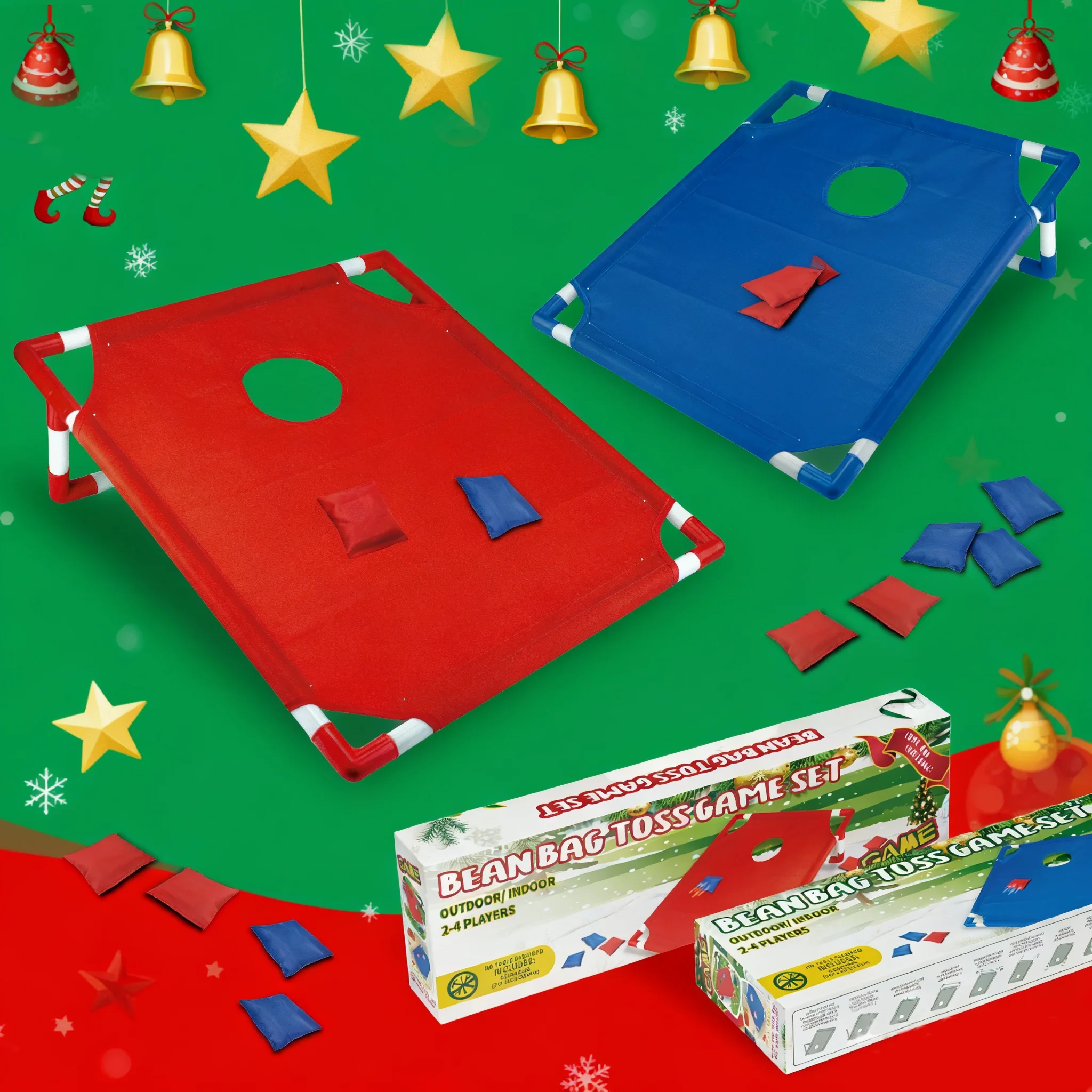 Cornhole Board Set - Juego portátil de Cornhole con 1