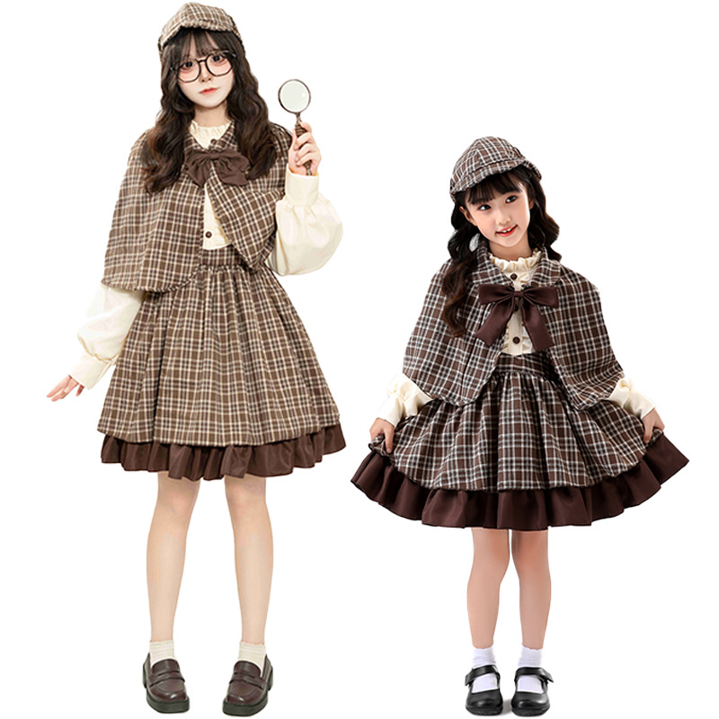 Party Games Children - Nuevo disfraz de detective cosplay Sherlock