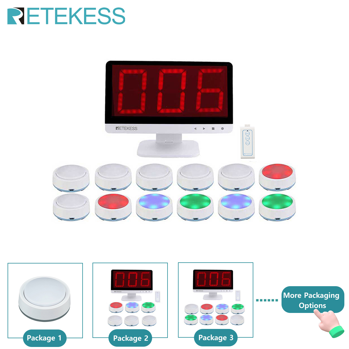 Party Games Competition - Retekess TM101 Juego de respuesta de