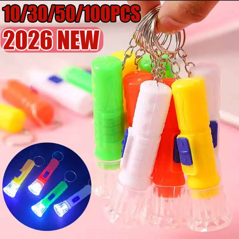 Party Games Children - 10/30/50/100PCS Mini Linterna LED de Juguete
