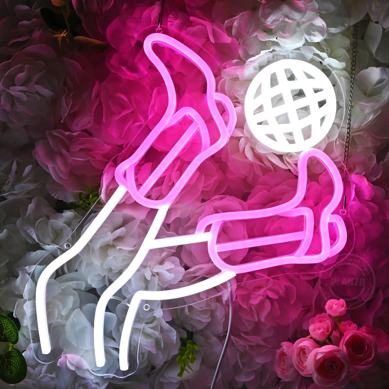 Party Games Girls Night - Letrero de Neón LED Regulable con