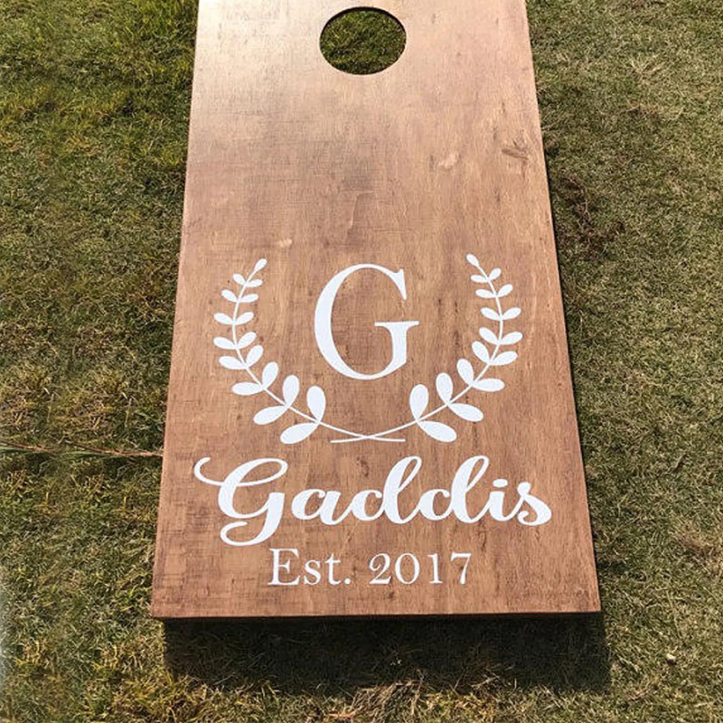 Calcomanías de calcomanías par - Cornhole Board Set reseña y precio