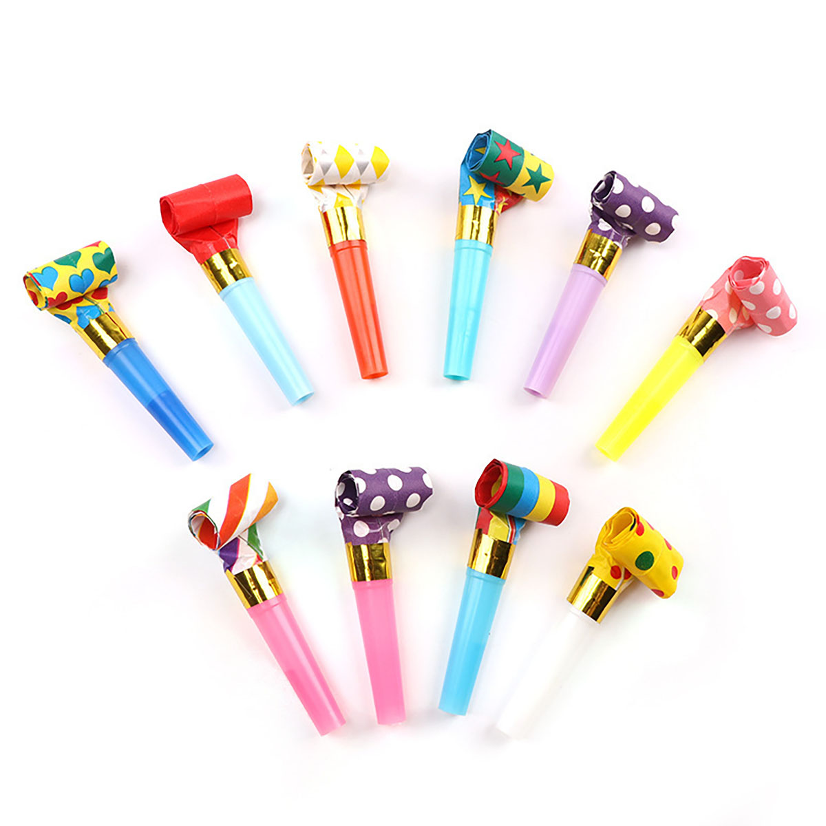 30 Uds. Silbatos coloridos de  - Party Games Engagement reseña y precio