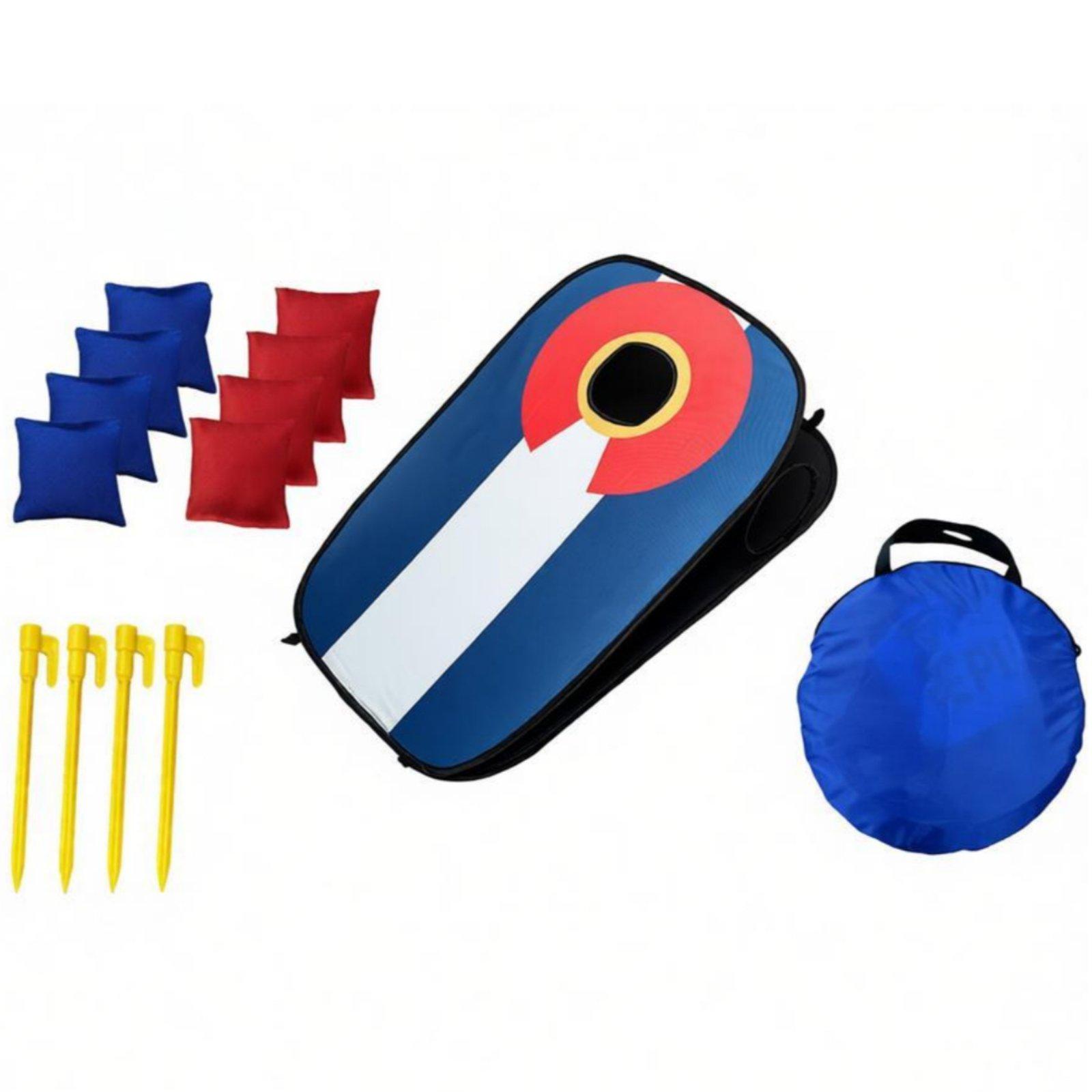 Juego de Cornhole Plegable par - Cornhole Board Set reseña y precio