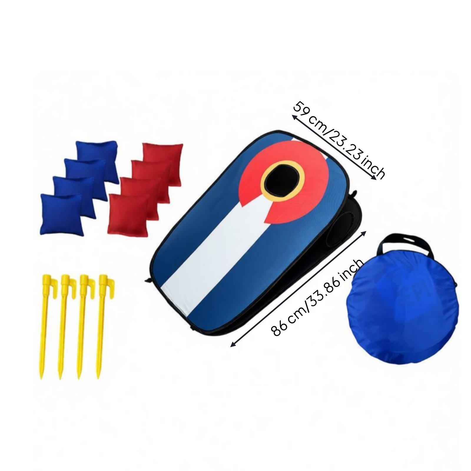 Juego de Cornhole Plegable par - Cornhole Board Set reseña y precio