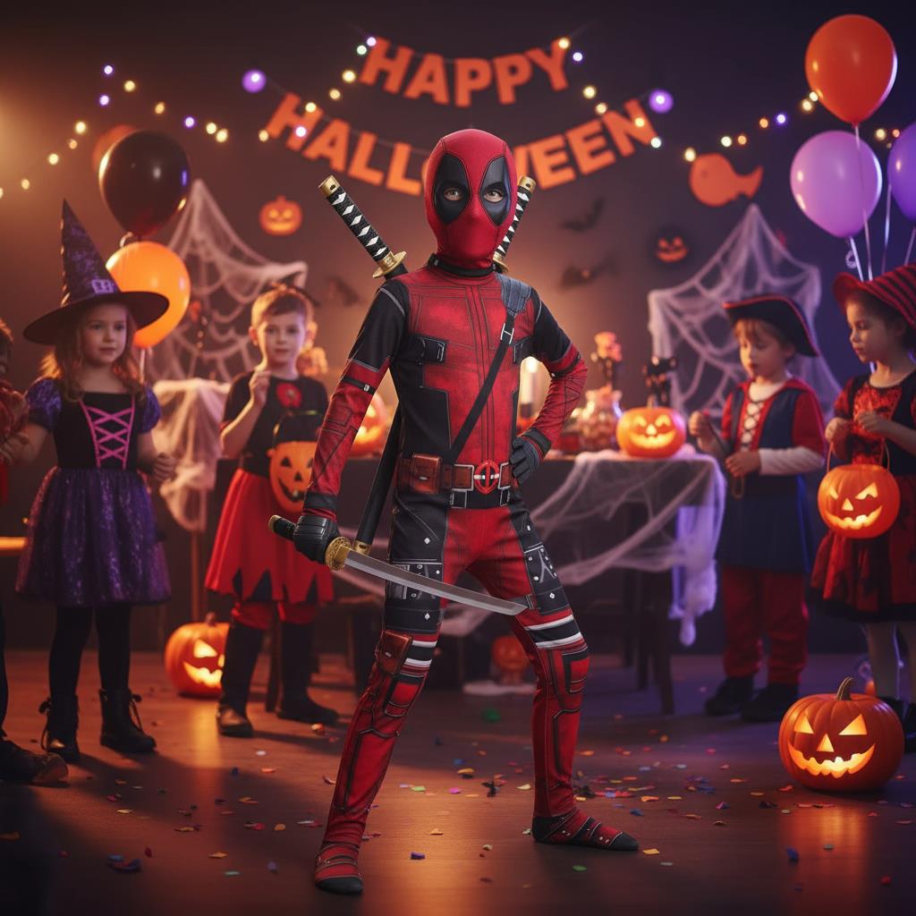 Disfraz de Deadpool para Niños - Party Games Children reseña y precio