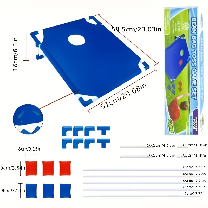 Juego de lanzamiento de sacos  - Cornhole Board Set reseña y precio