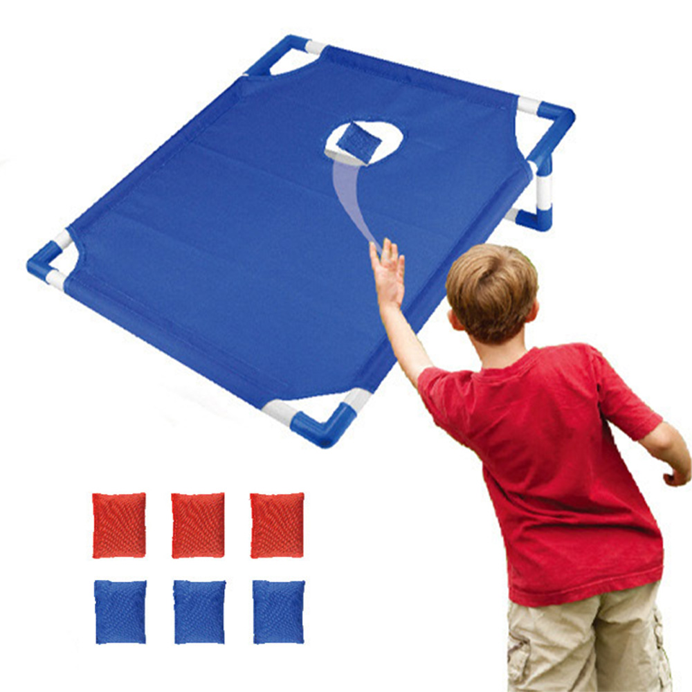Juego de cornhole portátil con - Cornhole Board Set reseña y precio