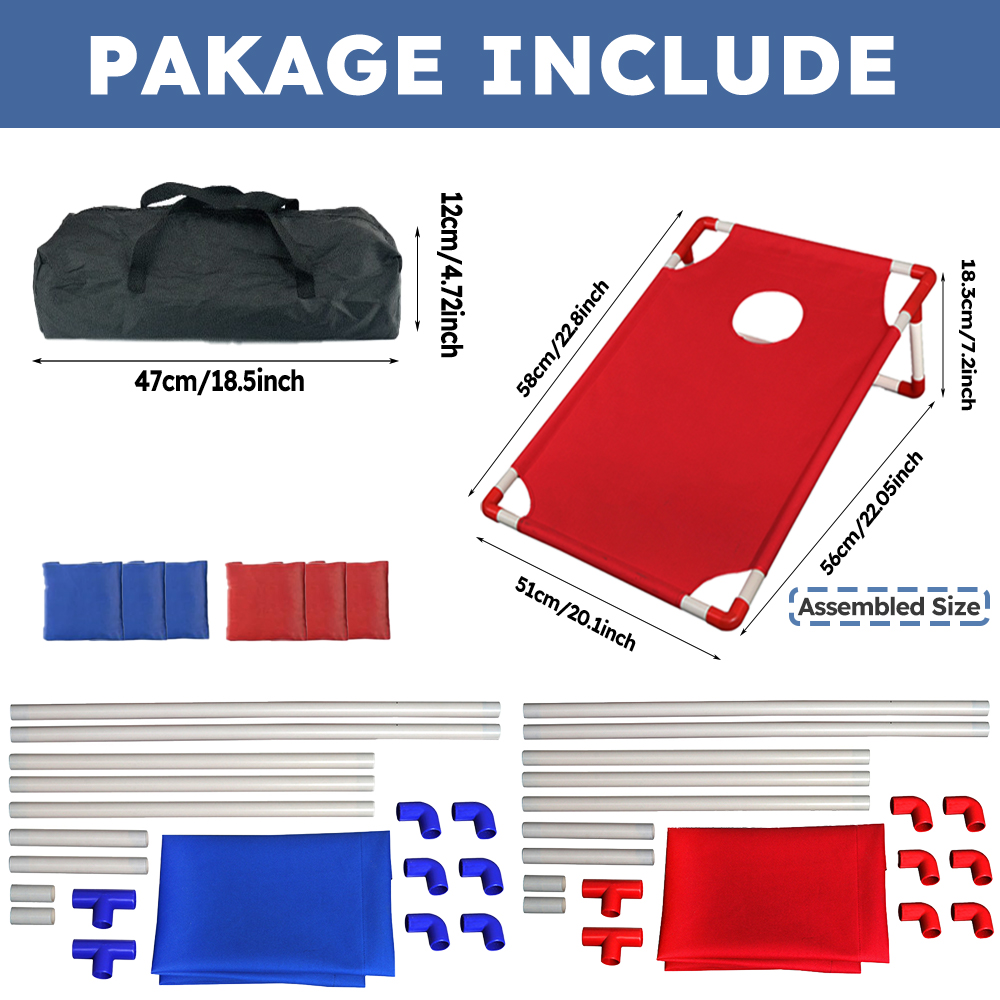 Juego de Cornhole Portátil de  - Cornhole Board Set reseña y precio
