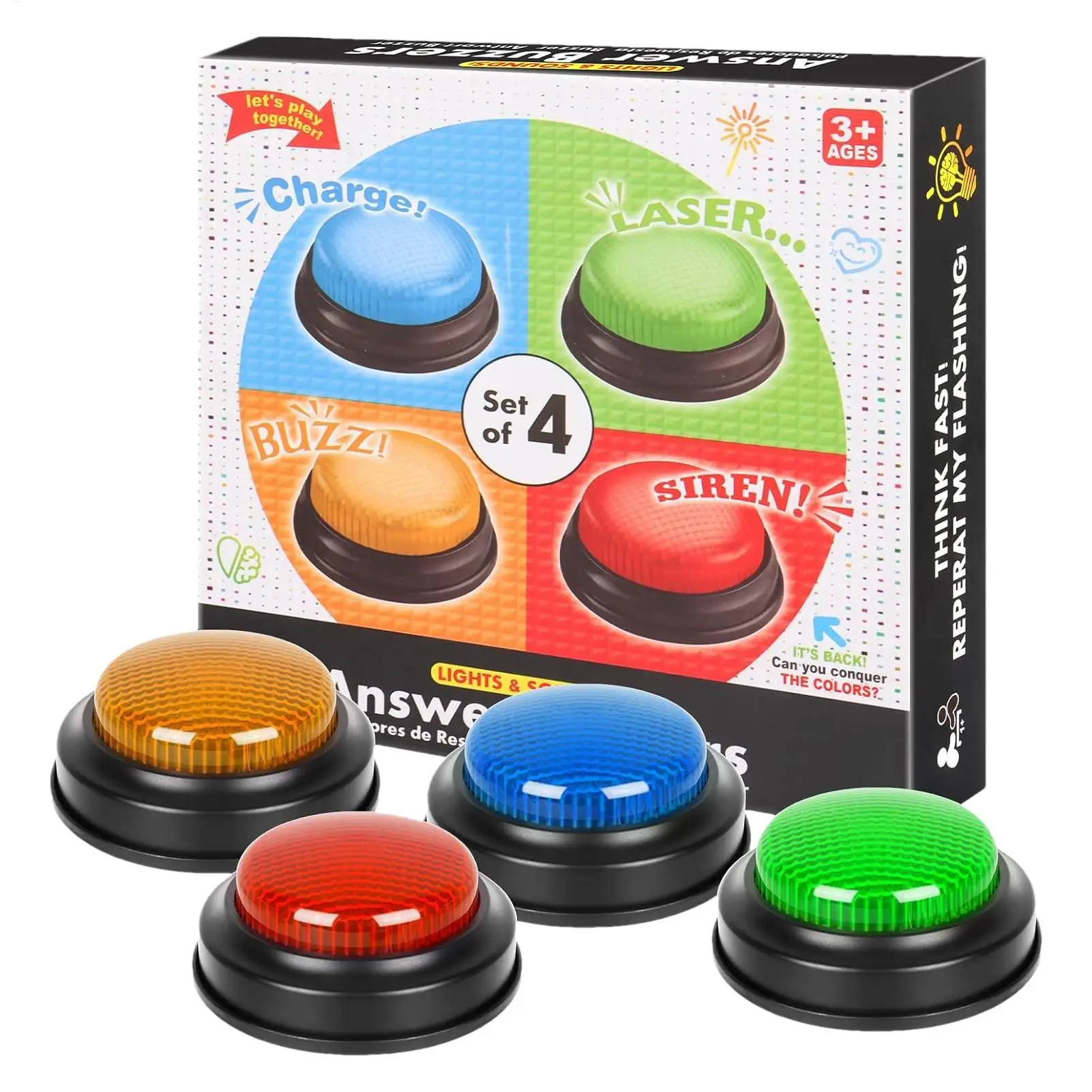 Botón de Respuesta Rápida con  - Party Games Gender Reveal reseña y precio